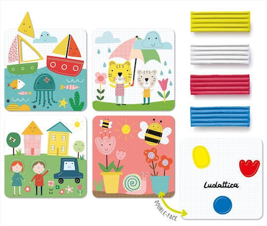 Ludattica Knete Spiel-Set Für Kinder Ab 3 Jahren 4 Stück