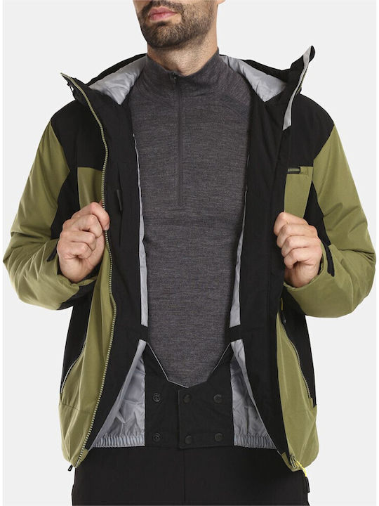Kilpi Men's Ski & Snowboard Jacket Khaki UM0113KI-GRN