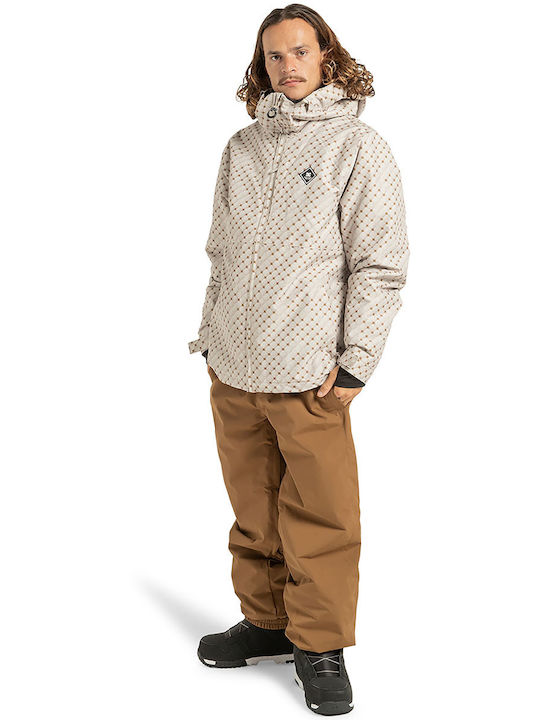 DC Basis Men's Ski & Snowboard Jacket Beige ADYTJ03097-TEN4