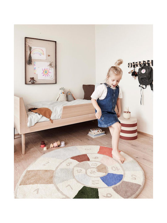 Baby Oliver Kids Wall Hanger Multi Hook Wooden 60x7.5x10.5 cm