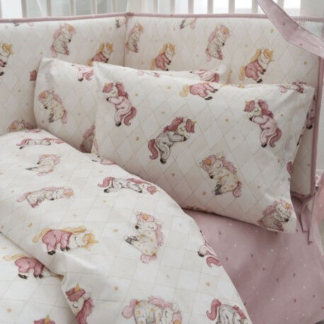 Vesta Home Duvet Crib Cotton Multicolour 110x150cm