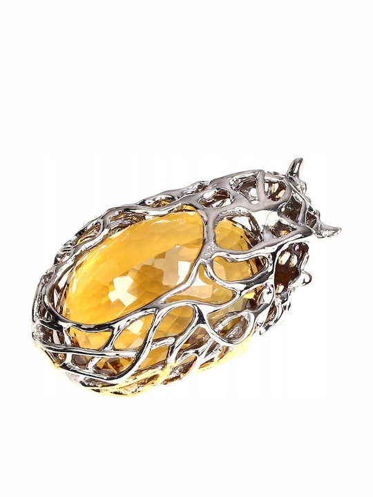 Висулка Лимон 57.15ct Рубин 925 Сертификат