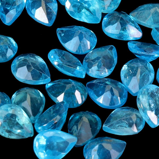 Apatite Paraiba Blue Natural Stones 4.1ct 33 Pieces