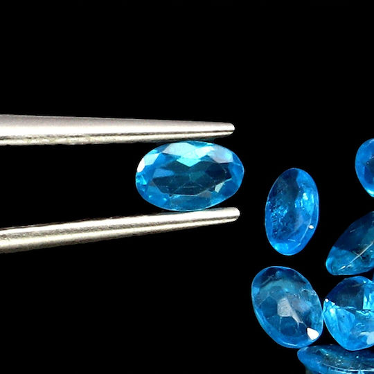 Apatite Paraiba Blue Natural Stones 4.04ct 20 Pieces