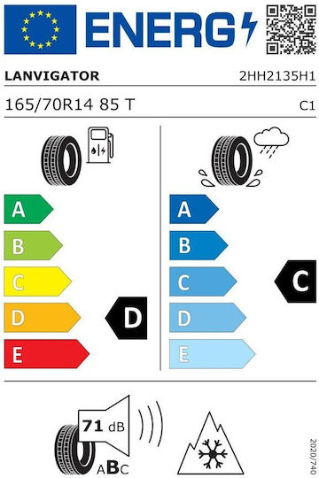 Lanvigator 165/70R14 85T XL Χειμερινό Λάστιχο Αυτοκινήτου