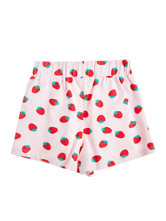 Set Pentru Copii Cu Pantaloni Scurți De Vară 2 Bucăți Portocalii
