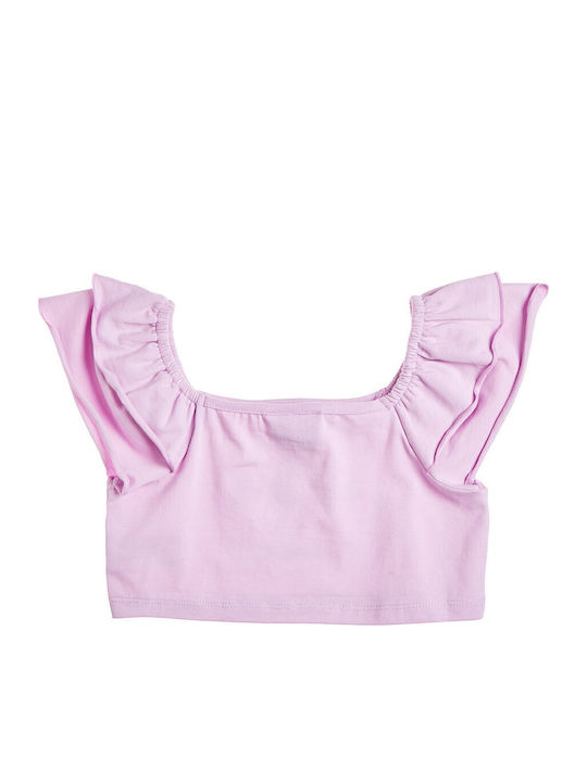Kids Clothing Set with Shorts Summer 2 Pieces Lilac