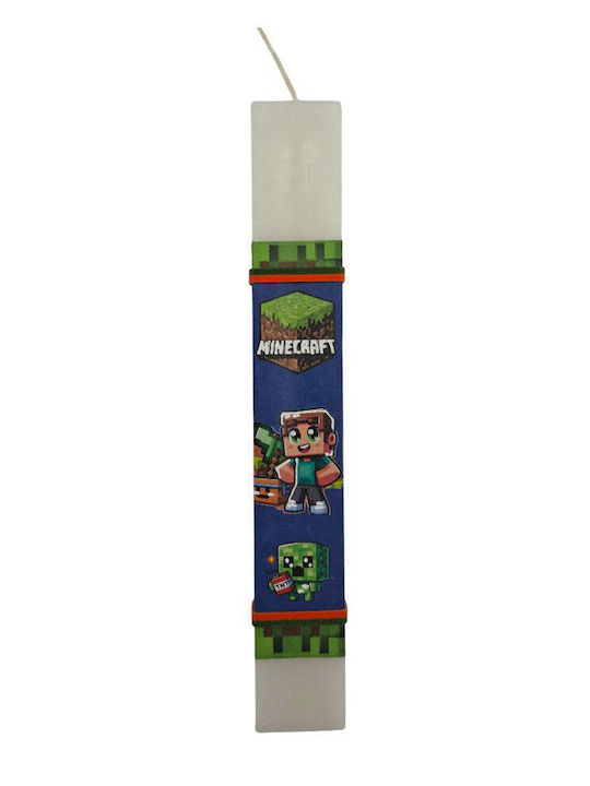 Λαμπάδα Minecraft Πλακέ 25 Εκ