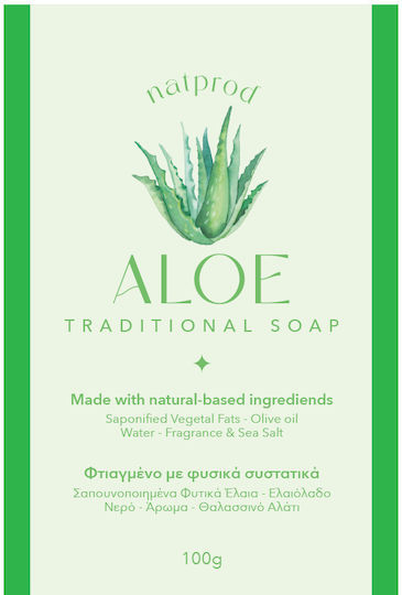 Natprod Aloe Seifenriegel mit Olivenöl 100gr