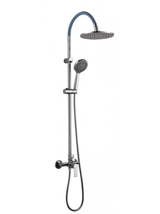Inter Ceramic Στήλη Ντουζ χωρίς Μπαταρία Μπλε Inter Ceramic Στήλη Ντουζ χωρίς Μπαταρία Μπλε