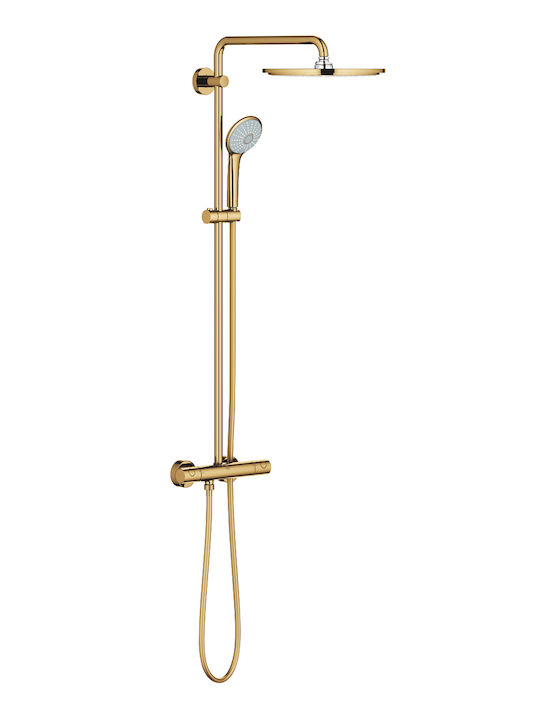 Grohe Euphoria XXL 310 Στήλη Ντουζ με Μπαταρία 113.2cm Χρυσή