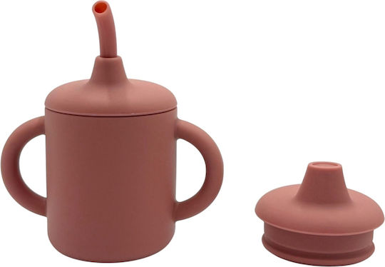 Dodo's Land Dodo's Land Baby & Kids Feeding Set Silicone with Anti-Slip Base Pink 3 Pieces for 6+ Months