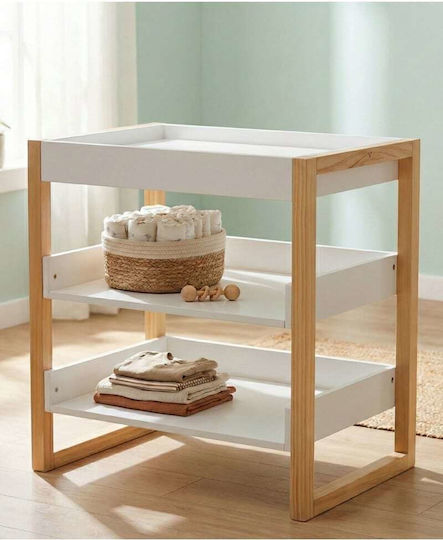 Baby Changing Table White 82x54x80cm