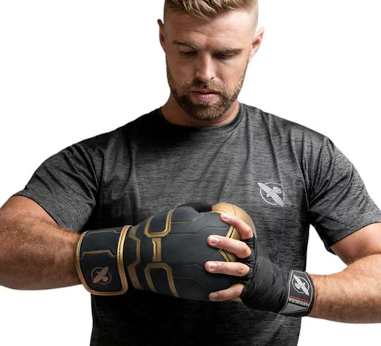 Hayabusa Leather Boxing Gloves for Competition Black