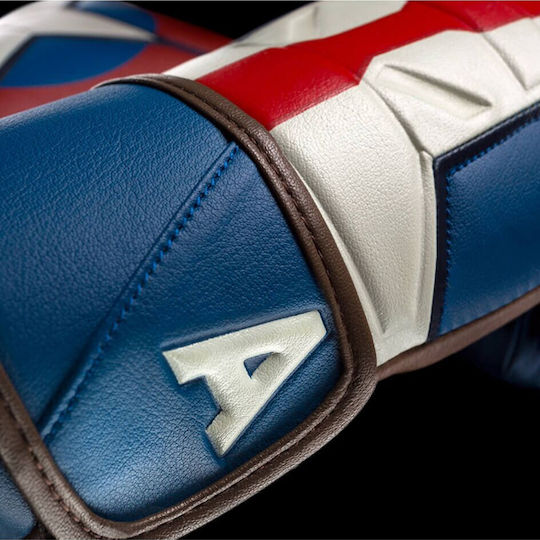 Hayabusa Captain America Γάντια Πυγμαχίας Δερμάτινα για Αγώνα Μπλε