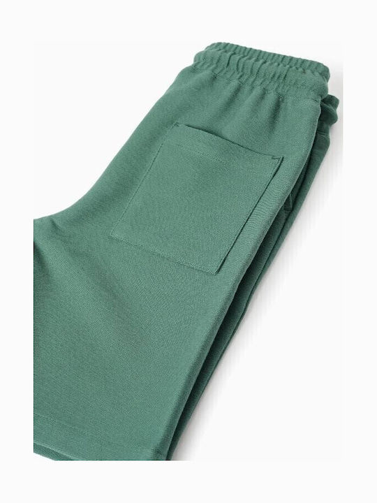 Kids Fabric Green Shorts/Bermuda