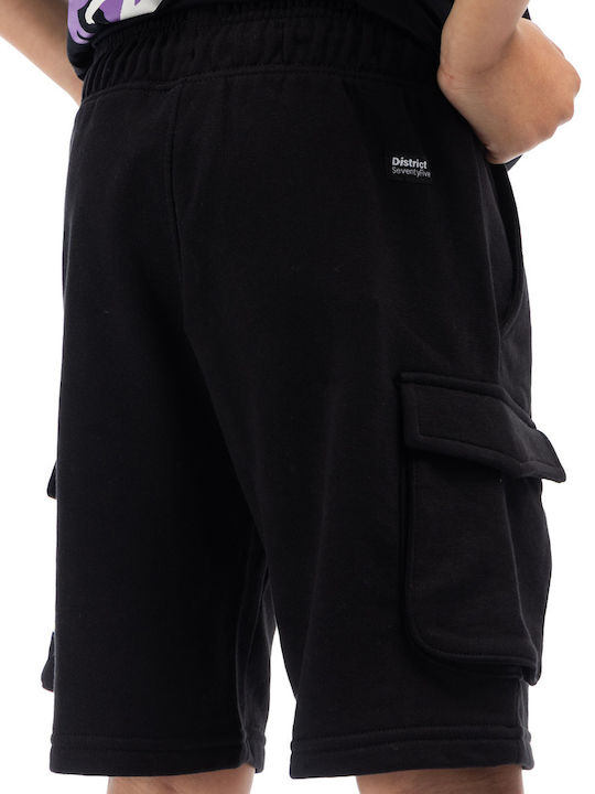 Kids Shorts Bermudas Fabric Black