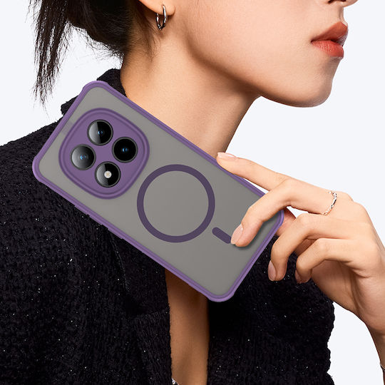 Techsuit Halofrost II Umschlag Rückseite Kunststoff Lila (Redmi Note 15)