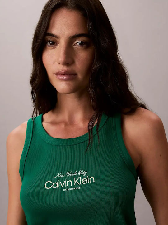 Women's Cotton Sleeveless Top Green