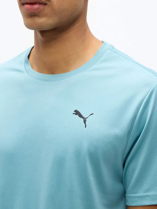 Essentials Sportliches T-Shirt Hellblau