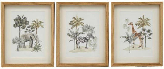 Safari Frame 3 Designs 20x25cm