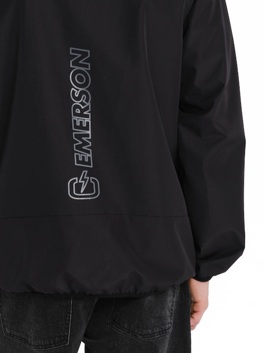 Wasserdichtes Herren Jacke Schwarz 261.EM10.11