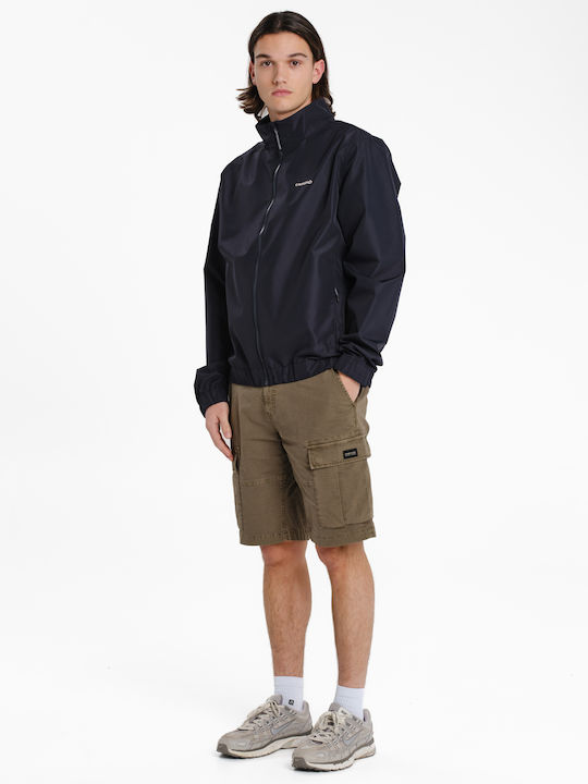 Bomber Wasserdicht Marineblaue Herren Jacke