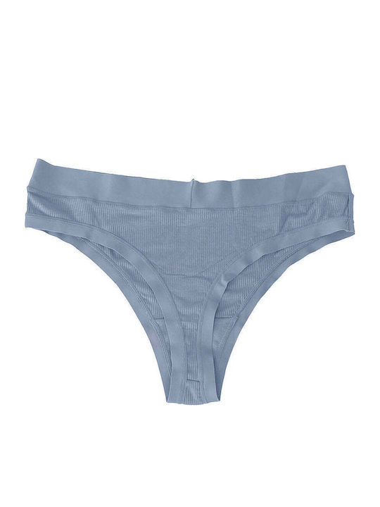Damen-Slip Blau 8381 Blau L