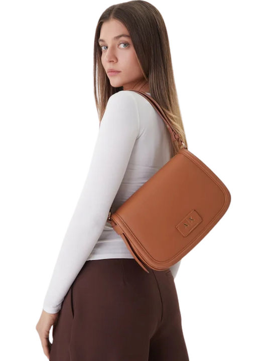 Fabric Women's Shoulder Bag Tabac Brown