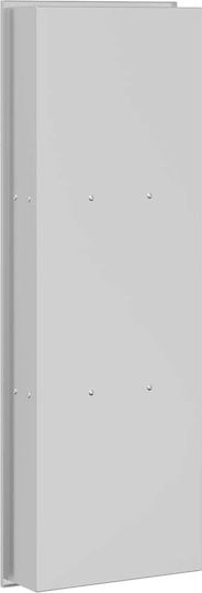 vidaXL Wall Mounted Bathroom Shelf Metallic 30x9.5x90cm Silver