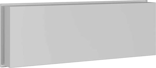 vidaXL Wall Mounted Bathroom Shelf Metallic 30x9.5x20cm Silver