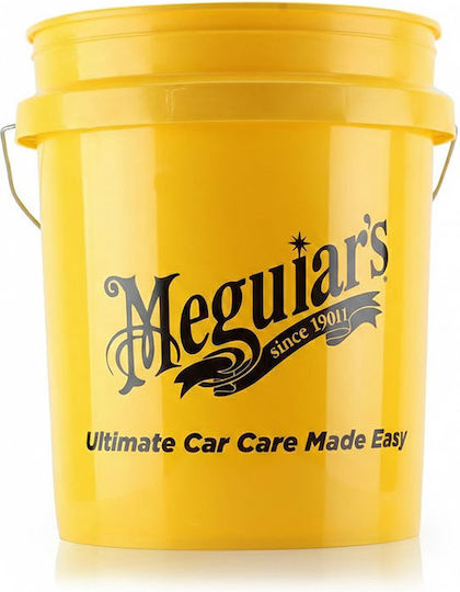 Meguiar's Mop Bucket Plastic RG203 Capacity 22lt Yellow