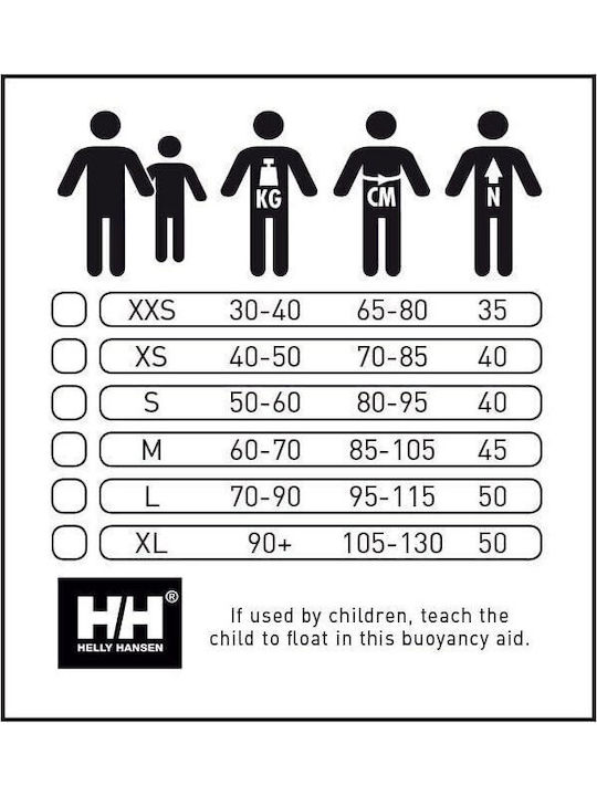 Helly Hansen Sport II Adults Life Jacket for Water Sports Yellow