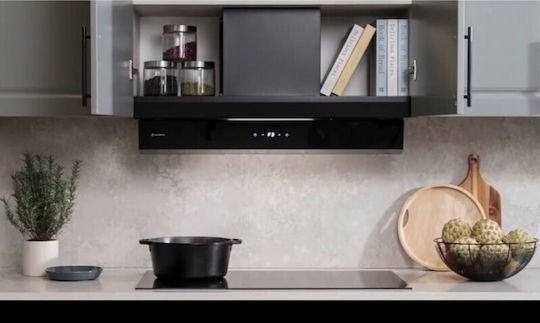 Morris Chimney Vent Hood 60cm Black