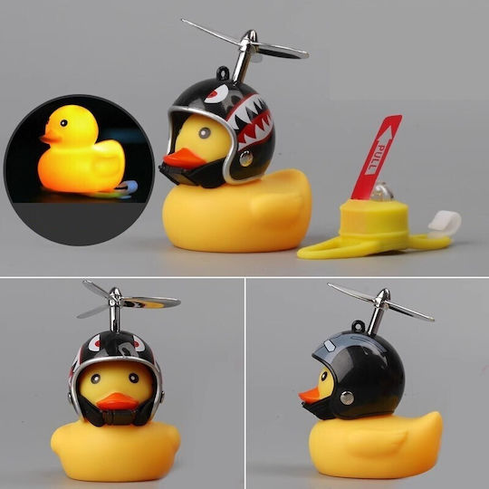 Rață Decorativă Alista Home Sistem de Montare pentru Bicicletă Motocicletă Mașină Lămpi 7,5 X 9 Cm Cască Neagră