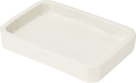 Dimitracas Marble Tisch Seifenschale aus Harz Weiß