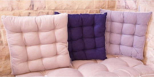Възглавница за под 45x100x7 Natural Home Релиеф Сива
