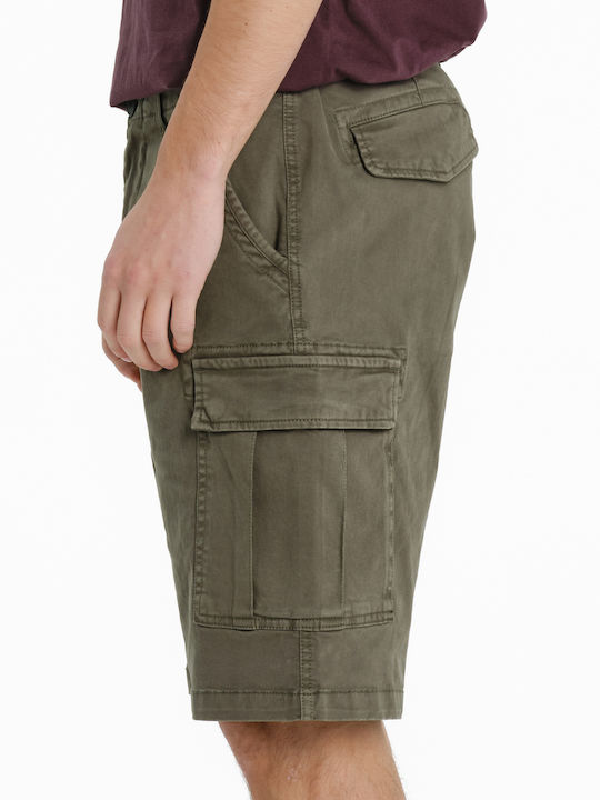 Herren Shorts Cargo Grün