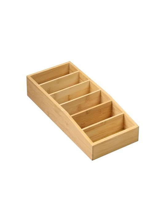 Kesper Bamboo Tabletop Spice Rack Organizer Brown