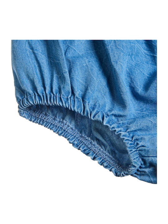Girls Dress Denim Blue