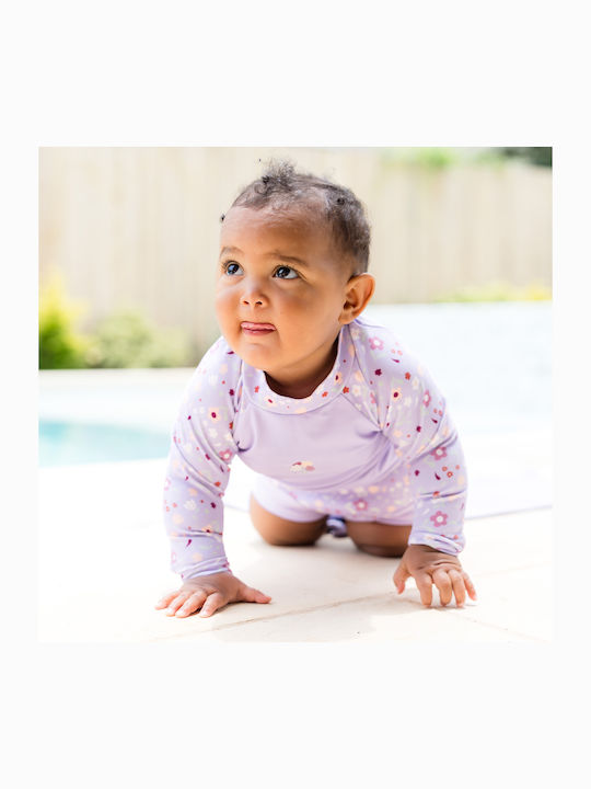 Splash About Kids Swimwear Rashguard With Long Sleeve Lilac