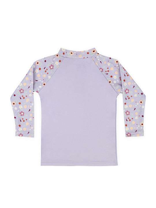 Splash About Kids Swimwear Rashguard With Long Sleeve Lilac