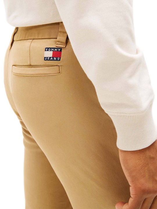 Chino Trousers in Slim Fit Beige