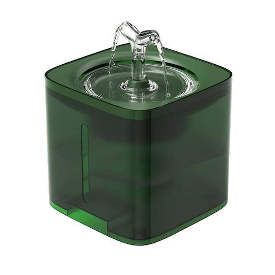 Adăpătoare Automată / Fântână pentru Câine și Pisică 2l în Culoare Verde