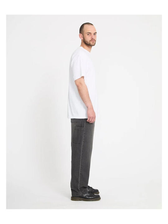 Kraftsman Men's Jeans Pants with Loose Tapered Fit Black Grey