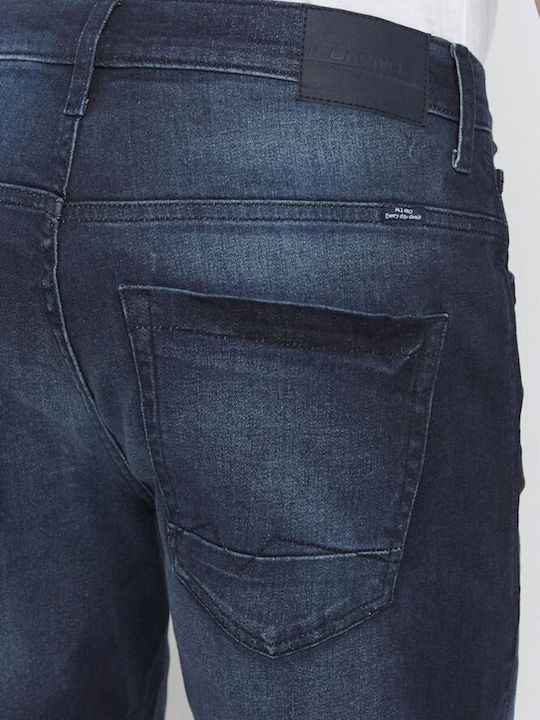 Men's Jeans Pants with Relaxed Tapered Fit Blue