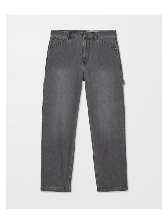 Kraftsman Men's Jeans Pants with Loose Tapered Fit Black Grey