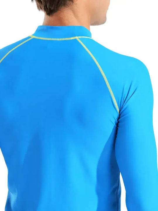 Arena Men's Long Sleeve Sun Protection Shirt Turquoise