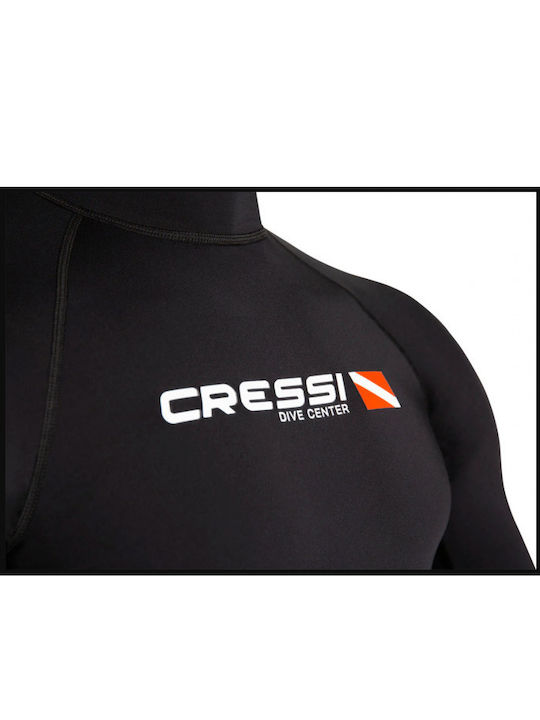 CressiSub Dive Center UPF 50+ Men Long Sleeve Sun Protection Shirt Black