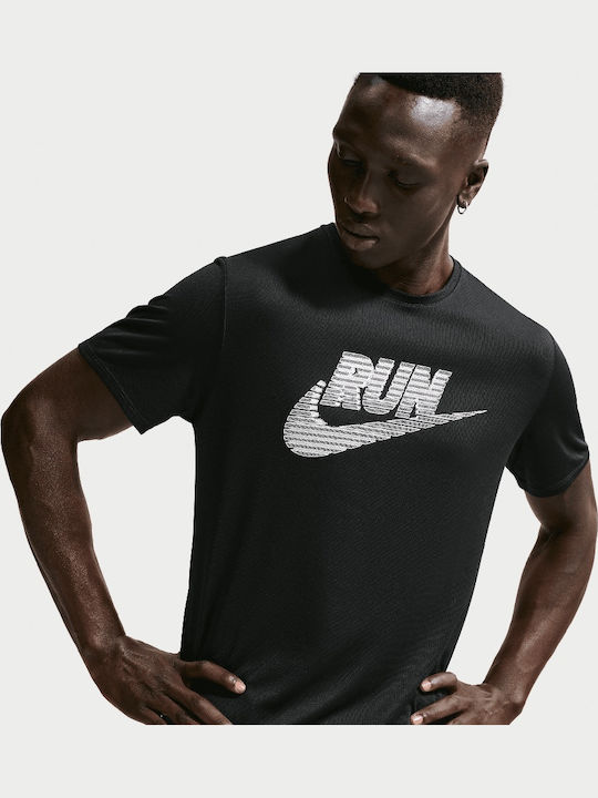 Dri-Fit Sportliches T-Shirt Schwarz